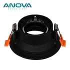 Mr16 Led MR16 GU10 LED Module LED Downlight Holder With Black Color