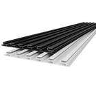 Aluminum Aluminum Supermarket Display Aluminum Alloy Slat Wall Display Goods Store Decoration Board