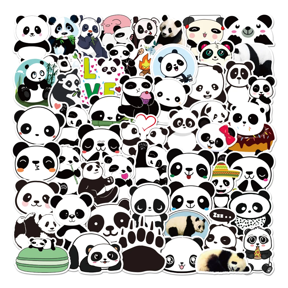 100 Cute Panda Animal Stickers,Promotional Gifts For Girls And Children  Skateboard Luggage Notebook Kawaii Stickers - Buy Children Stickers,Sticker  Label Panda,Animal Stickers Product on 