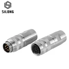 Connector Male Male M16 Aviation Plug Connector Male Female Ip67 Waterproof Connector