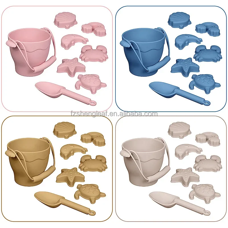 product wholesale unisex educational game bath toys set for newborn toddler baby boys and girls silicone silicon beach sand play product-3