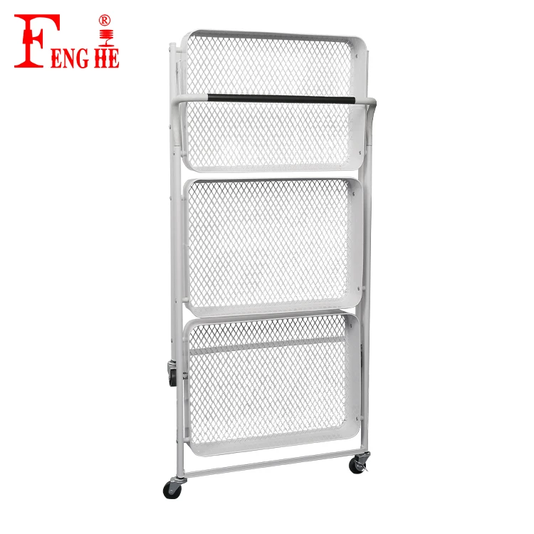 Hot sale with wheel rolling moving barber cart spa beautician trolleys for beauty parlour salon