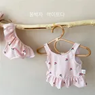 Swimsuits New Summer Kids Swimming Sets For Boys Girls Swimsuits Cherry Baby Infant Cute Bikini Outfits Clothes