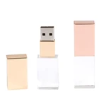 Usb Flash Pen Drive Pen Usb Stick Gitra 5 4GB 16GB 32GB 64GB 128gb Custom Clear Glass USB Flash Memory Pen Drive USB Stick