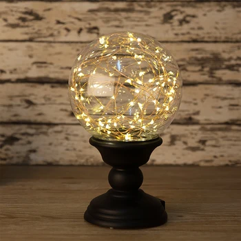 New Arrival LED Ornament Firetree Silver Lamp Christmas Decoration Ball