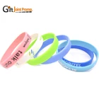 Blue Bracelets Custom Ink Wristbands Blue Silicone Bracelets Custom Wristbands With Logo