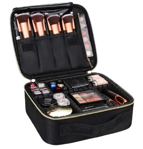 Kit De Maquillaje De Viaje Personalizado Para Mujer,Estuche Rígido  Negro,Organizador De Artículos De Aseo Personal,Bolsas De Almacenamiento De  Cosméticos,Con Logotipo,2021 - Buy Bolsas De Cosméticos Y,De Bolsas De  Cosméticos,Neceser Bolsa De Cosméticos