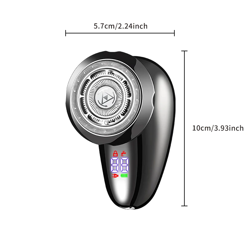 5-in-1 Rechargeable USB Electric Shaver Household RV Hotel Use Single Blade Men's Beard Trimmer Hair Cutting Machine details