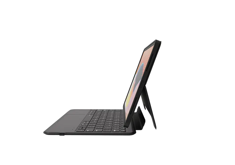 product laudtec 3pin detachable keyboard folio case for ipad pro 13 air 11 works in both portrait and landscape modes with stand pbk344-6