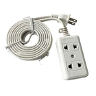 Extension Factory Price Good Quality SY2044N 3M/4M/5M 2 Flat Pins 4 GANG Extension Socket