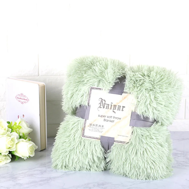 Details about   Fluffy Throw Super Soft Fuzzy Fur Faux Elegant Cozy Sofa Blanket Bedspread Sheet 