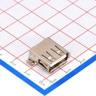 Usb Surface PCB Mount 4Pin Horizontal SMD 90 Degree DIP Female USB 2.0 Connector