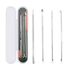 Blackhead 4pcs Blackhead Comedone Acne Pimple Extractor Blackhead Remover Kit Best Acne Kit
