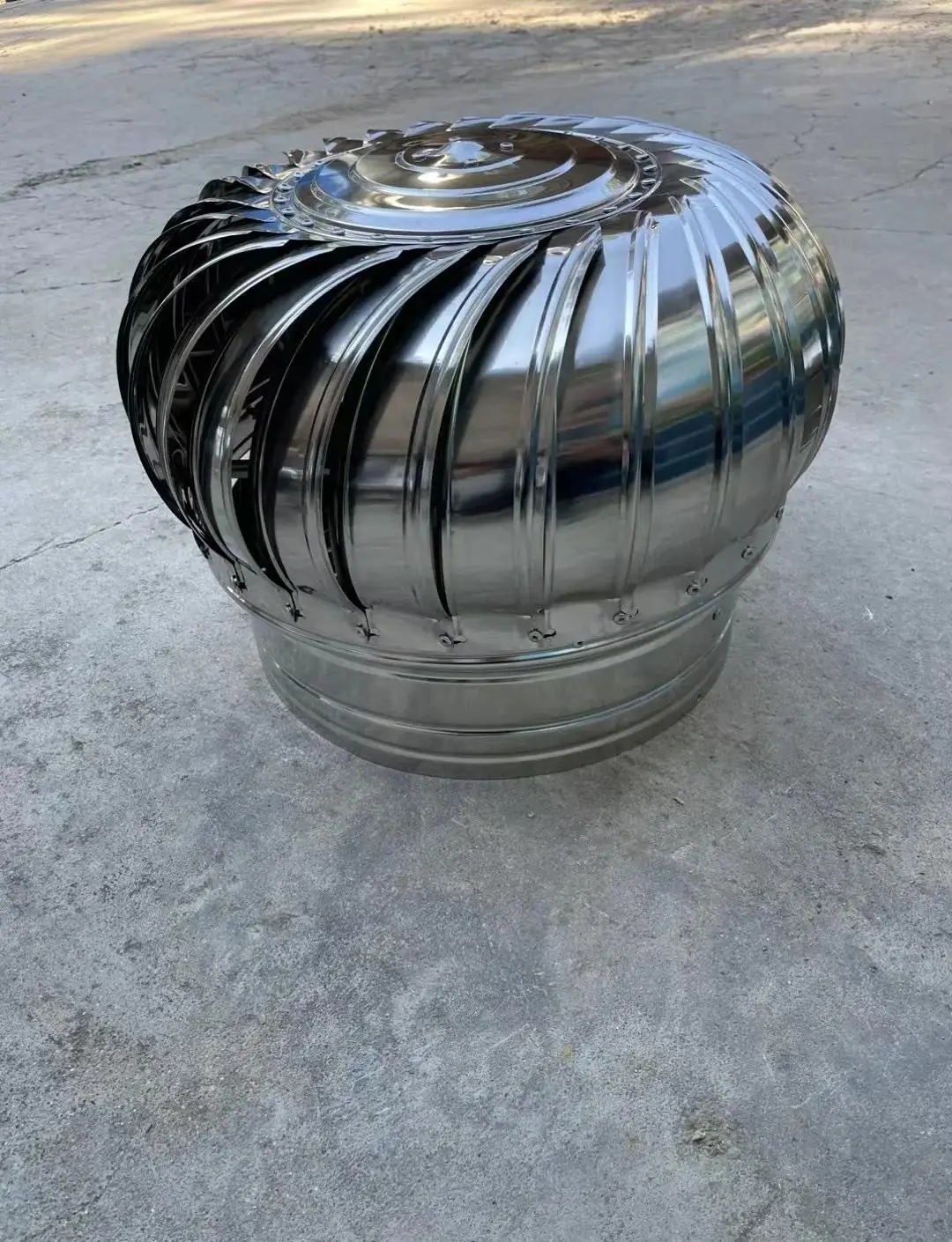 Steel Roof Turbine Ventilator, not include, Stainless Steel - detail 4