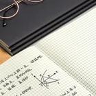 School Custom Printed Notebook Office School Supplies A5 B5 Kraft Paper Hard Cover With Grid Lined Blank Inner Pages