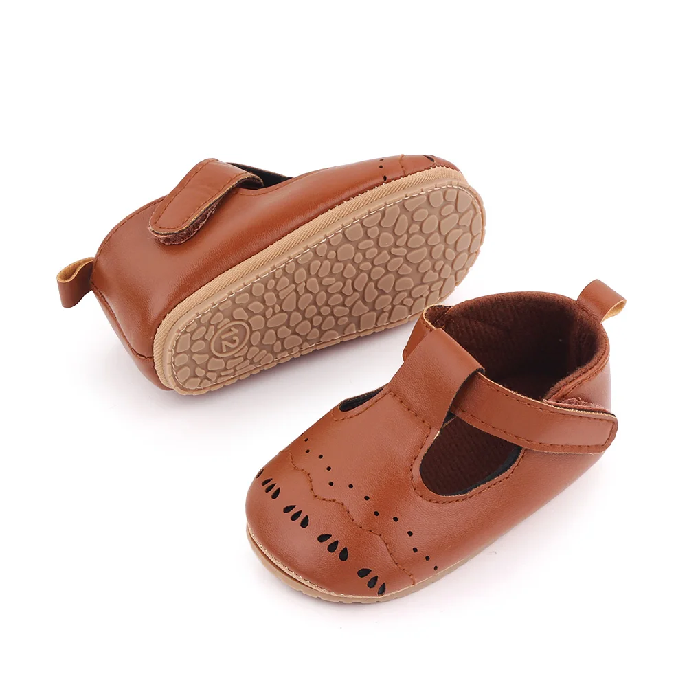 Spring and Summer Infants Hollow-out Polka Dot Soft Sole Non-slip Baby Girls Simple Toddler Sandals factory