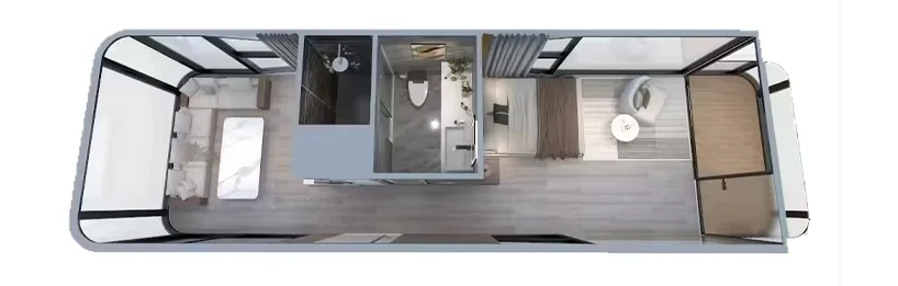 product luxury steel waterproof 20ft 40ft modular prefab space capsule container house dining living room bedroom bathroom for home use-2