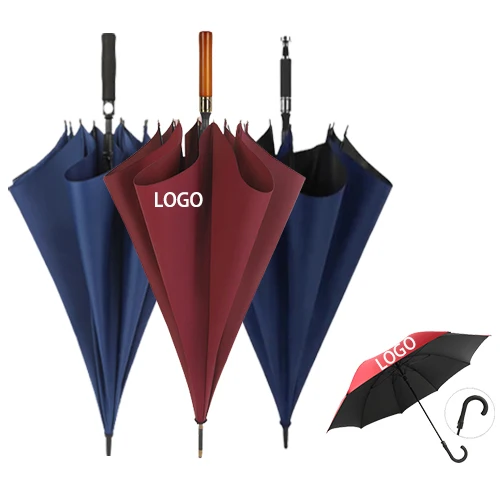 Big  Manufacturer Cheap Chinese Luxury Waterproof Wholesale Promotion Golf 27 Inch Auto Open Umbrella
