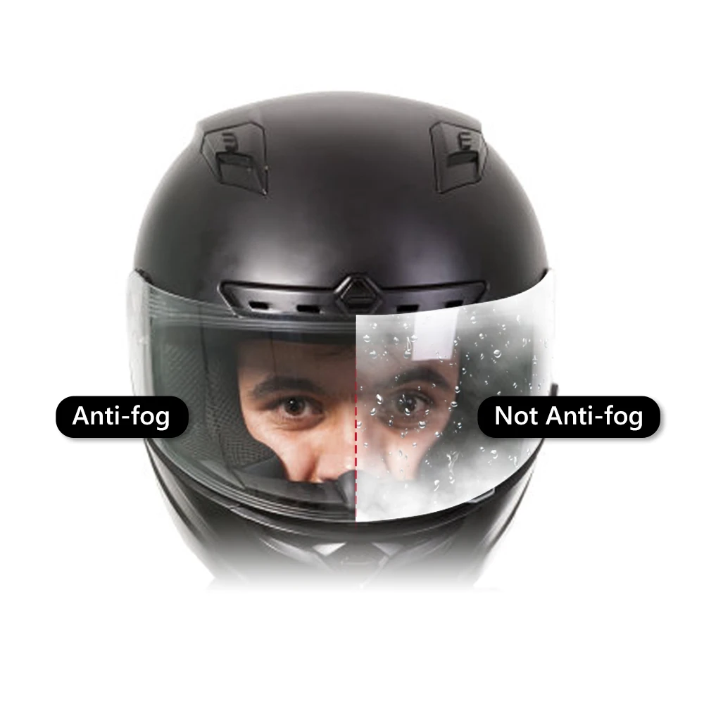 Replacement Motorcycle Helmet Anti Fog Mist Visor Ultra Clear Helmet Insert Film 