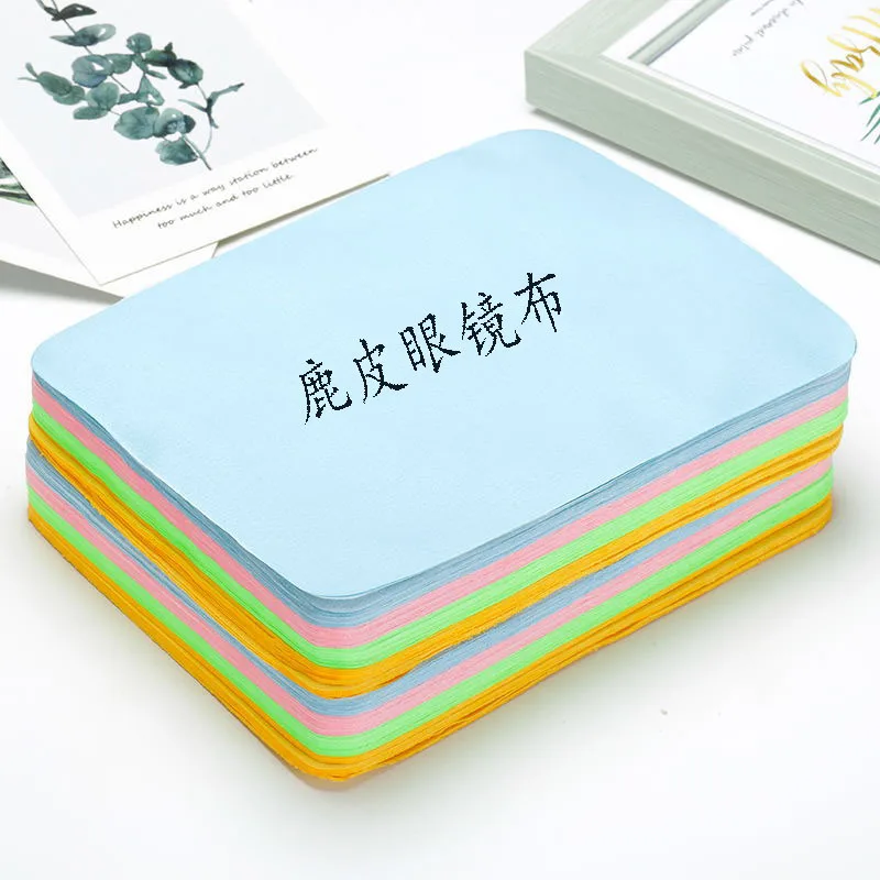 Teenyoun Custom Size Printed Microfiber Optical Lens Cleaning Cloth Microfibre Eyewear Eyeglasses Cleaning Cloths For Glasses