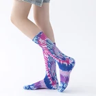 Tie Dye Yiheng Tie Dye Socks Custom Sublimation Fashion 360 Print Tie Dye Crew Socks