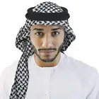 Arab Scarf Arab Kafiya Turban Arabic Muslim Head Wrap Scarf For Men With Aqel Rope