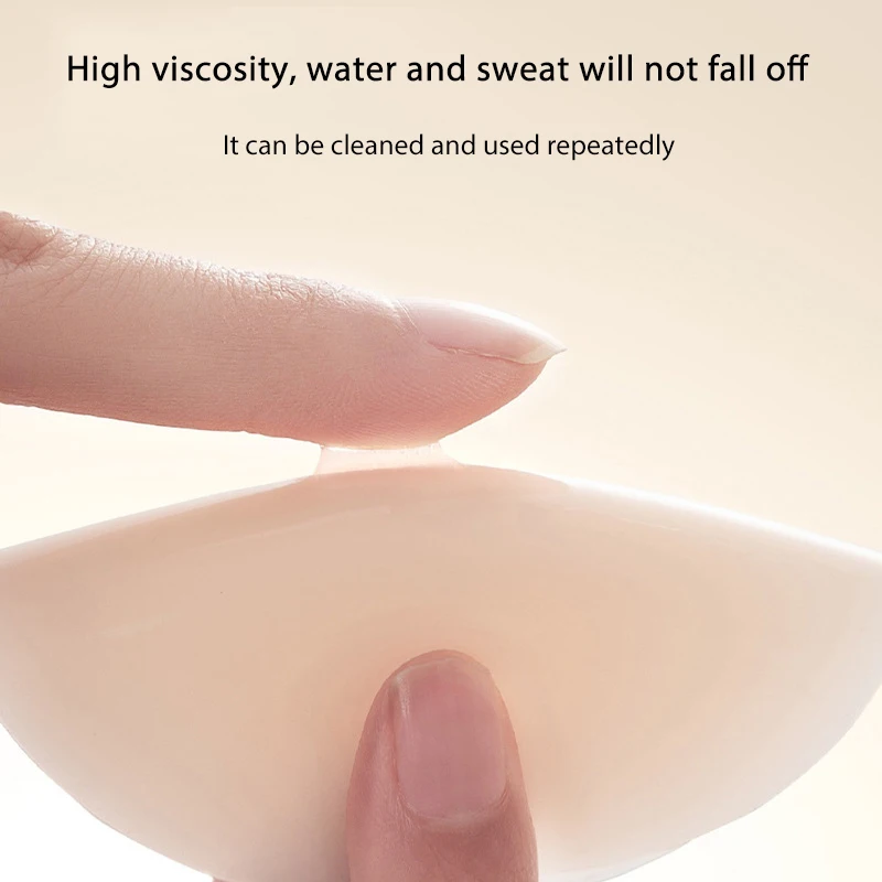 Wholesale Circular Type Traceless Waterproof Silicone Pasties Nipple Cover Silicone For Women Reusable