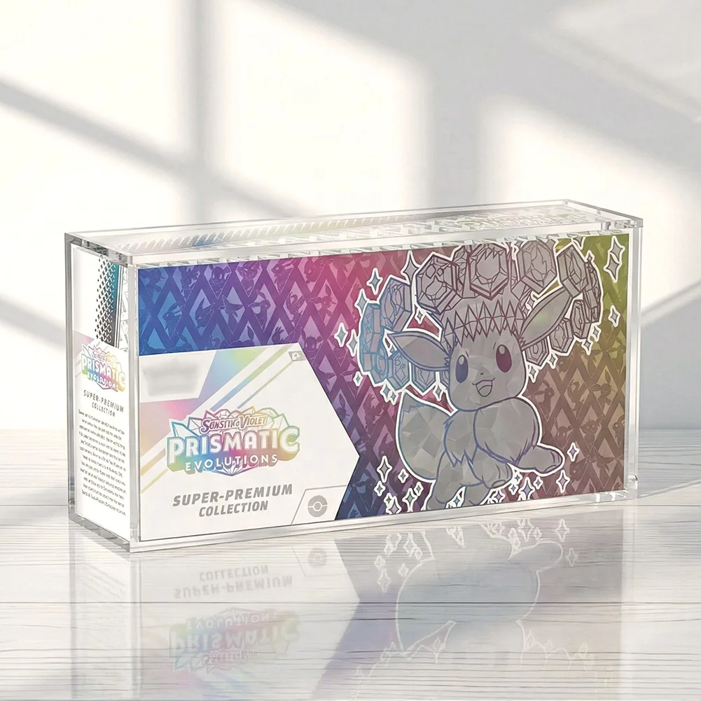 product strong magnetic uv protective acrylic display protector case pokemon prismatic evolutions super premium collection spc box-5