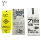 Eco Friendly PVC Clothing Hangtag FFY Environment Custom Thicken Tag
