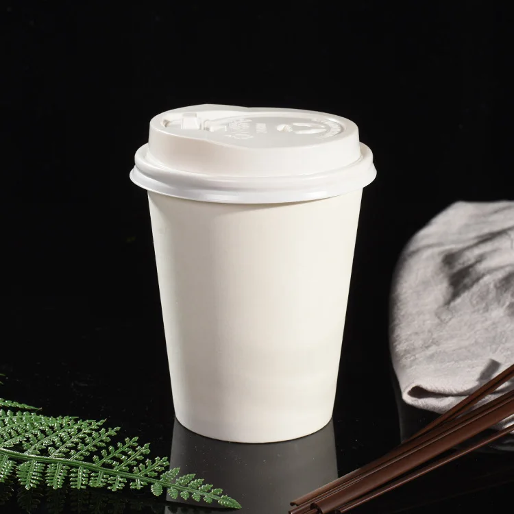 Custom Logo Printed Disposable Bio-Degradable Single Wall Paper Cup for Coffee and Milk Tea Customized