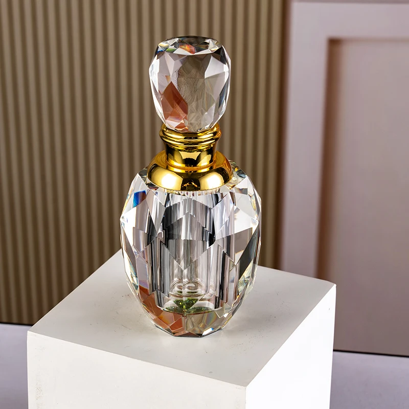 product wholesale hot sale dignified fashion glass empty bottle 12ml crystal perfume bottle-9