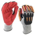 Cut Resistant Work Gloves CE ANSI Level 4 TPR Cut Resistant Work Gloves