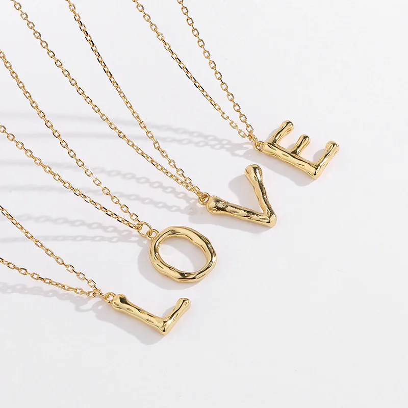 26 Alphabet Women Jewelry 925 Sterling 