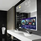 Full Tv Best Prices Home Full Function Glass TV Smart Android Led Mirror With Touch Screen Wifi