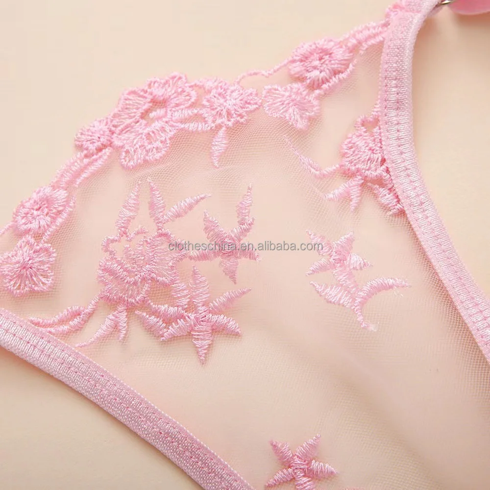 Chuangerm Oem New Fashion Wholesale Lingerie Women Floral Lace