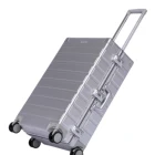 Luggage Factory Supply Attractive Price Cuboid 24 Inch Trolley Hard Case Luggage