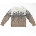 Jumper Kids Neck Sweaters Pullover Classic Knitwear Jumper Jacquard Warm Autumn Thick Round Neck Sweater