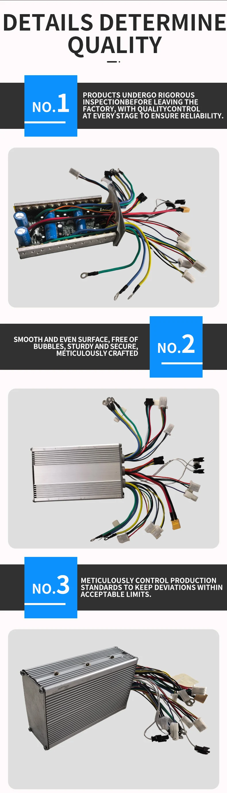 Color Screen Motor, 36V/48V/60V, 2000W, M8 - detail 14