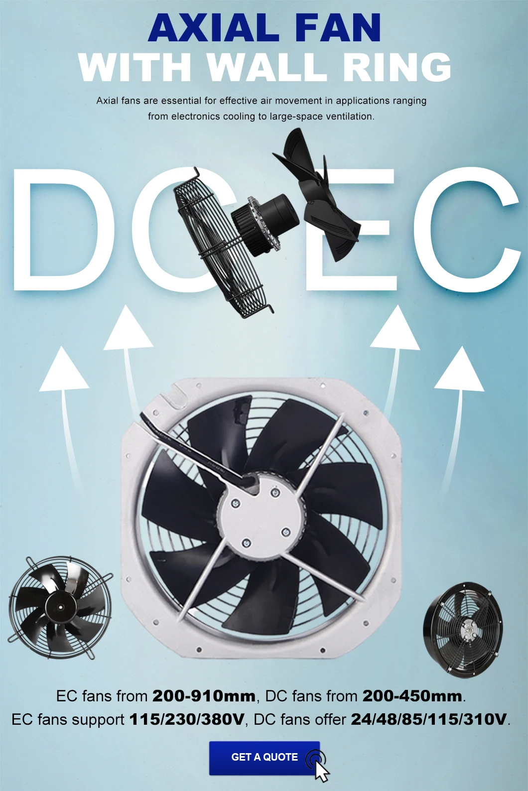 Chiller, 48V, 110V, 380V, Axial - detail 8