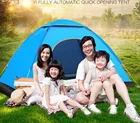Camping Tent Waterproof Sun Fishing Shelter Up Automatic 2-3 Persons Family Party Camping Outdoor Tent