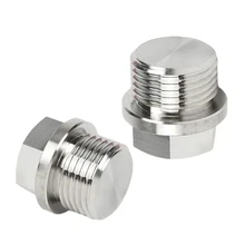 Chinese manufacturer Anodized Thread Male NPT Hex Socket Magnetic Allen Head Pipe Plug oil drain plug