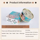 Canned Beefs Suppliers 250g Canned Beef Meat Products Cooked Fast Food