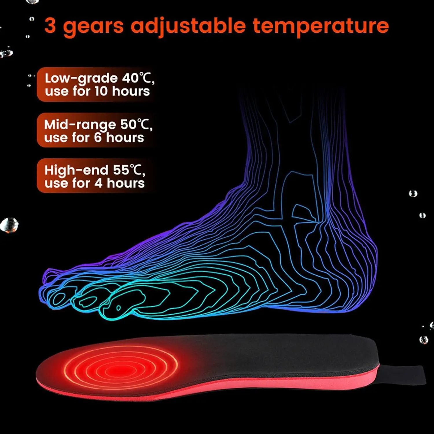 Foot Hand Warmers, 2000mAh, Heating Wire - detail 6
