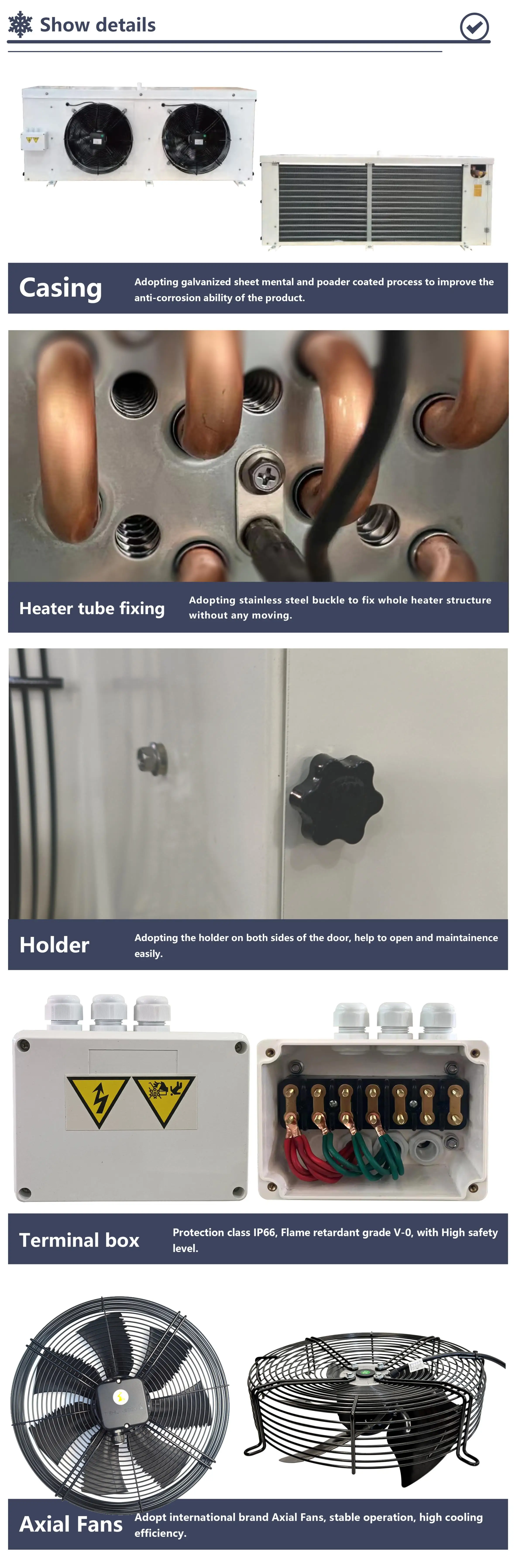 Evaporative Air Cooler, RUIXUE, R-404A - detail 10
