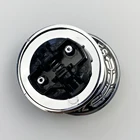 57mm Front Hood Emblem Bonnet Badge Black Star Logo Decal For Mercedes Benz C M Class A2228170415
