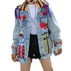 Spring Jacket Spring 2021 New Fashion Arrivel Unique Spring Long Jean Custom Women Plus Size Jean Jacket