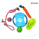 Toy Toys Kinyu 10 Pack Durable Cotton Puppy Teeth Dog Chew Toy Set Rope Pet Toys