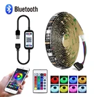Rgb Rgb 2m USB 5V SMD5050 30leds/m RGB TV Backlight LED Strip With Wireless Music Remote Controller