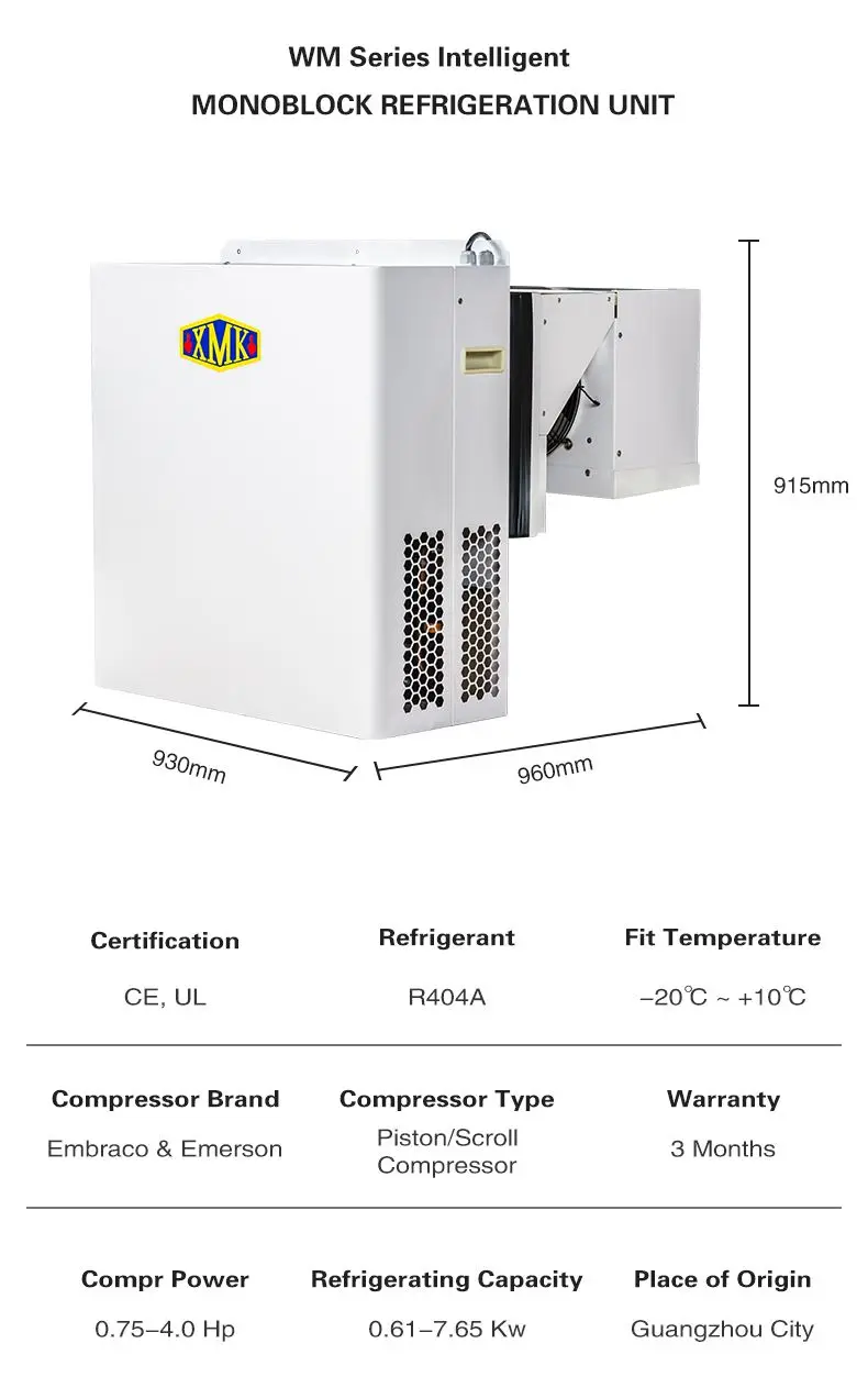 Monoblock Unit, XMK, 1~3HP, 220v, 50/60hz - detail 4