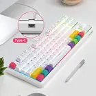 AJAZZ K870T 2020 New 87 Keys RGB Wireless Dual-mode BT Gaming Mechanical Keyboard Type C For Laptop/PC/Win